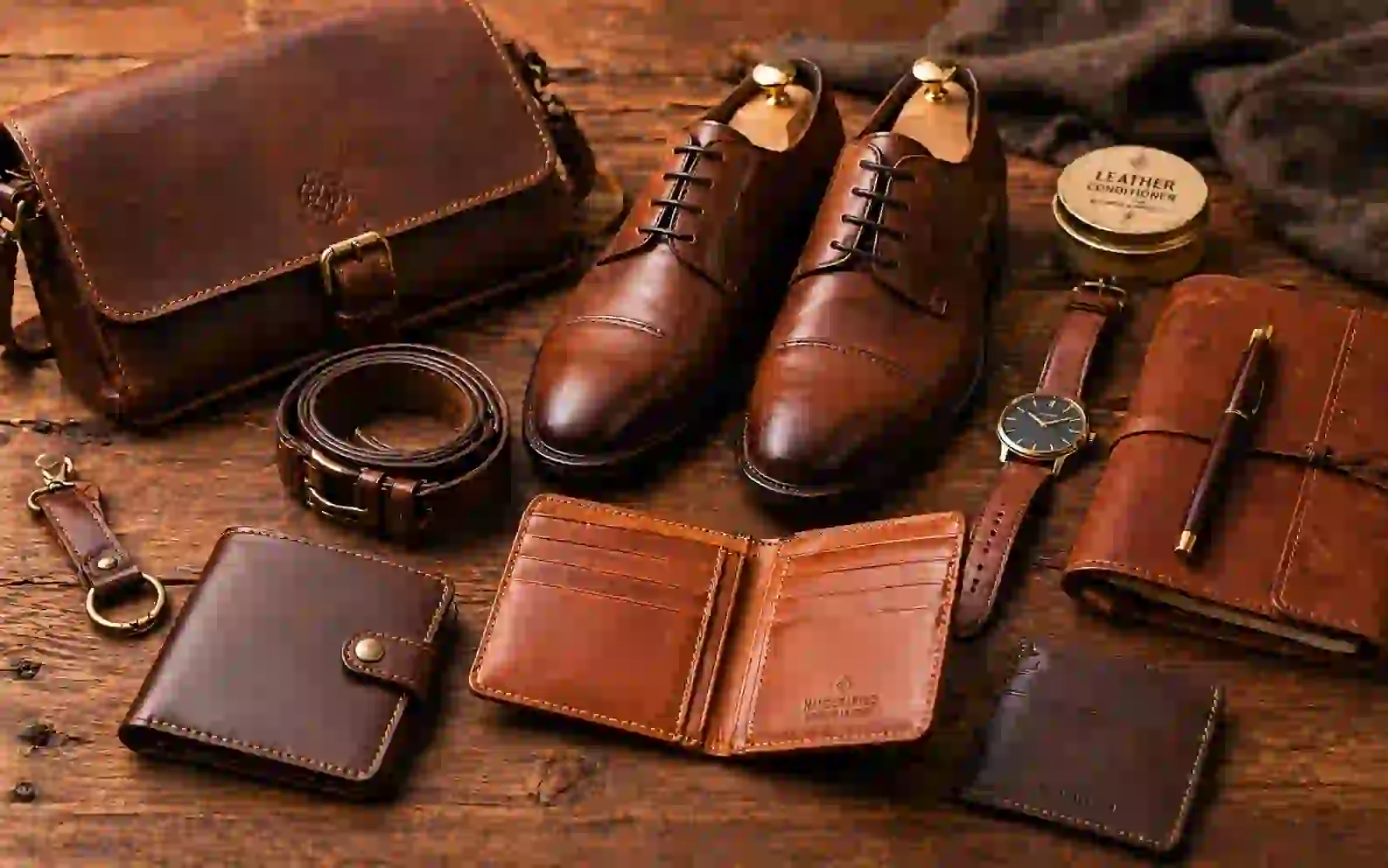 Leather and footwear category