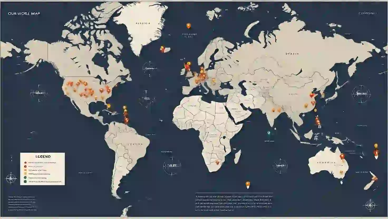 World map showing XIMGlobal's 18 destination markets spanning UK, EU, and North America