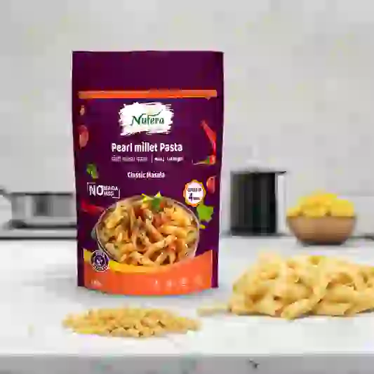 Nutera pearl millet pasta