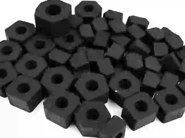 Coconut shell charcoal briquettes from Kerala and Andhra Pradesh